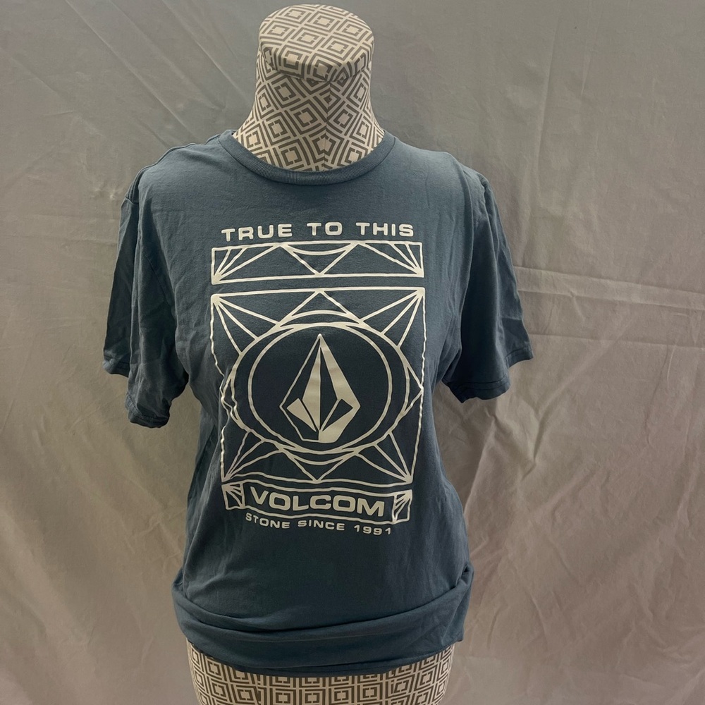 Volcom Boys Dark Blue Graphic Tee